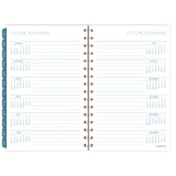 Cambridge® Glacier Weekly/Monthly Planner, Glacier Artwork, 8.5" x 6.38", Blue/Gray/Silver Cover, 12-Month (Jan to Dec): 2025 (AAG1727200) Each