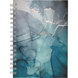 Cambridge® Glacier Weekly/Monthly Planner, Glacier Artwork, 8.5" x 6.38", Blue/Gray/Silver Cover, 12-Month (Jan to Dec): 2025 (AAG1727200) Each