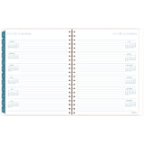 Cambridge® Glacier Weekly/Monthly Planner, Glacier Artwork, 11" x 9.25", Blue/Gray/Silver Cover, 12-Month (Jan to Dec): 2025 (AAG1727905) Each