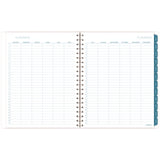 Cambridge® Glacier Weekly/Monthly Planner, Glacier Artwork, 11" x 9.25", Blue/Gray/Silver Cover, 12-Month (Jan to Dec): 2025 (AAG1727905) Each