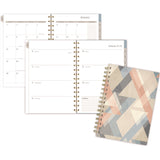 Cambridge® Triad Weekly/Monthly Planner, Geometric Artwork, 8.5 x 6.38, Multicolor Cover, 12-Month (Jan to Dec): 2025 (AAG1728200) Each