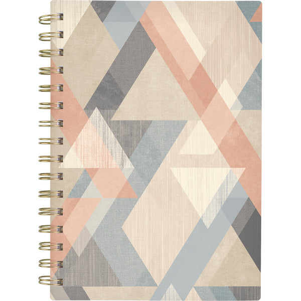 Cambridge® Triad Weekly/Monthly Planner, Geometric Artwork, 8.5" x 6.38", Multicolor Cover, 12-Month (Jan to Dec): 2025 (AAG1728200) Each