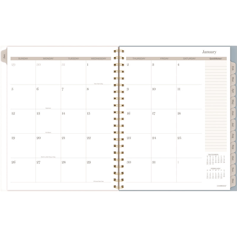 Cambridge® Triad Weekly/Monthly Planner, Geometric Artwork, 11 x 9.25, Multicolor Cover, 12-Month (Jan to Dec): 2025 (AAG1728905) Each