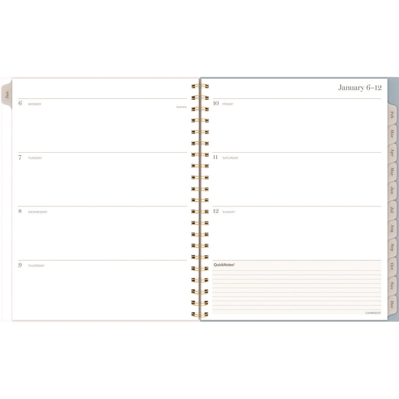 Cambridge® Triad Weekly/Monthly Planner, Geometric Artwork, 11 x 9.25, Multicolor Cover, 12-Month (Jan to Dec): 2025 (AAG1728905) Each