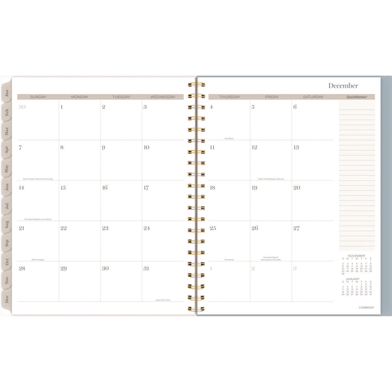 Cambridge® Triad Weekly/Monthly Planner, Geometric Artwork, 11 x 9.25, Multicolor Cover, 12-Month (Jan to Dec): 2025 (AAG1728905) Each