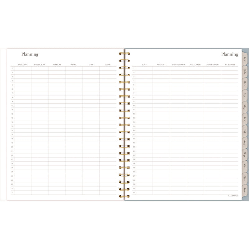 Cambridge® Triad Weekly/Monthly Planner, Geometric Artwork, 11 x 9.25, Multicolor Cover, 12-Month (Jan to Dec): 2025 (AAG1728905) Each