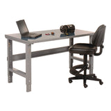 Global Industrial® Standard Duty Steel Top Adjustable Height Workbench, 2,000 lbs, 72 x 30 x 30.88 to 36.88, Gray (GBE183154) Each