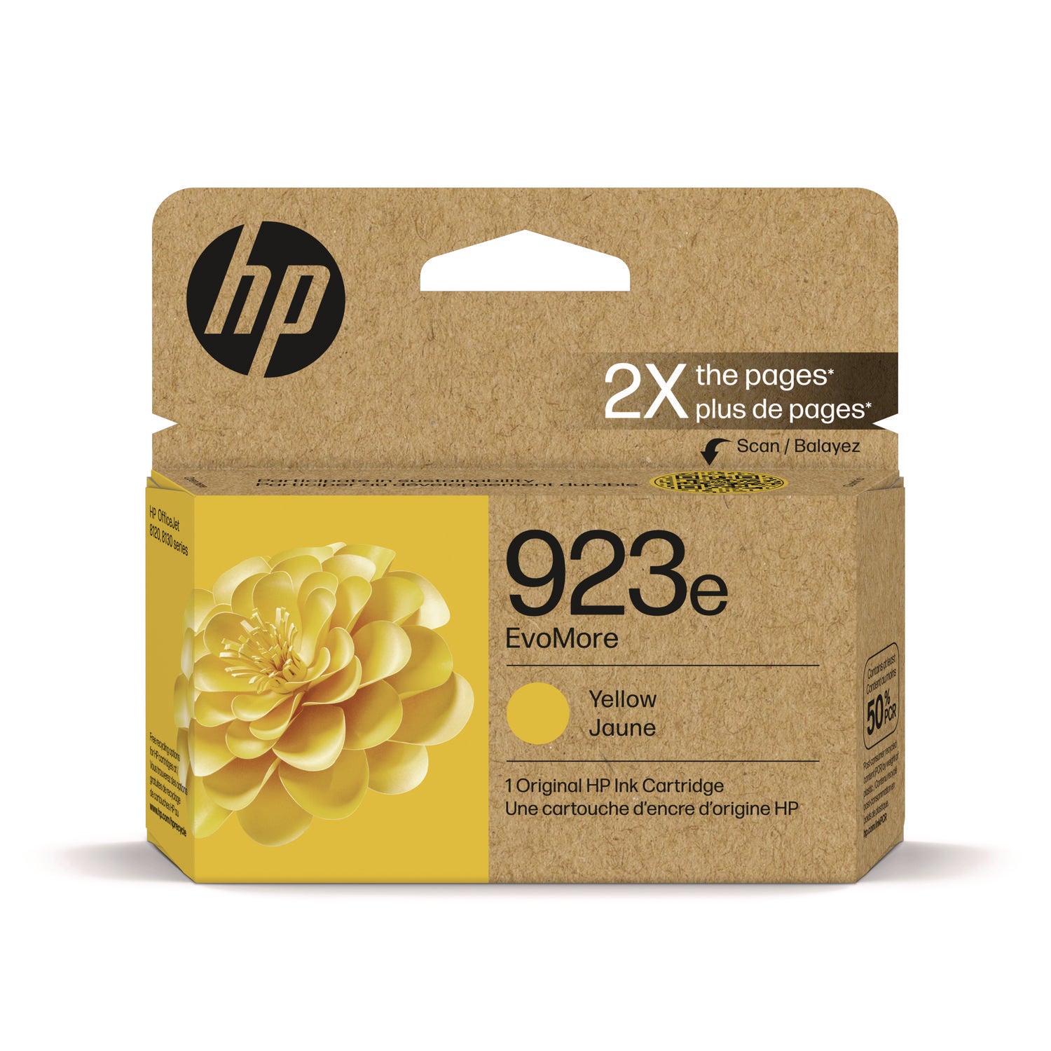HP HP 923E (4K0T6LN) Yellow Original Ink Cartridge (HEW4K0T6LN) Each ...