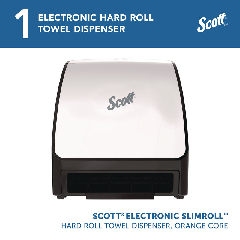 Scott® Slimroll Electronic Towel Dispenser, 12.35 x 7.25 x 11.8, White/Black (KCC47259) Each