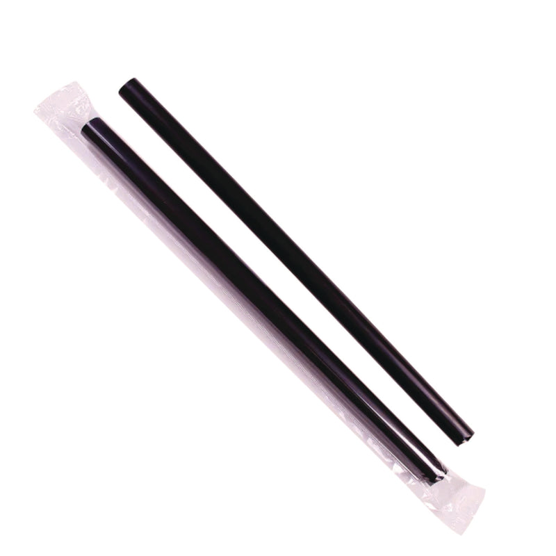 Karat Boba Straws, 9", Black, 1,600/Carton (KRTC9060SBLACK) Case of 1600