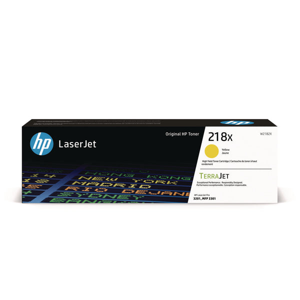 HP HP 218X, (W2182X) High-Yield Yellow Original LaserJet Toner (HEWW2182X)