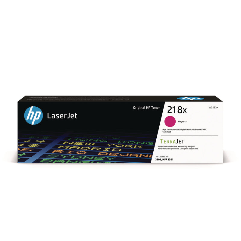 HP HP 218X, (W2183X) High-Yield Magenta Original LaserJet Toner (HEWW2183X)