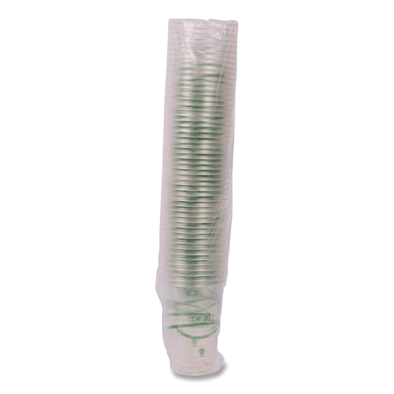 GreenStripe PLA Cold Cups, 10 oz, Plastic, Clear, 1,000/Carton (ECOEPCC10GS) Case of 1000