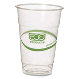 GreenStripe PLA Cold Cups, 10 oz, Plastic, Clear, 1,000/Carton (ECOEPCC10GS) Case of 1000