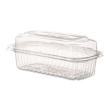 Renewable and Compostable Clear Clamshell Hinged Food Containers, 9 x 6 x 3, Plastic, 80/Pack, 3 Packs/Carton (ECOEPLC96) Case of 240