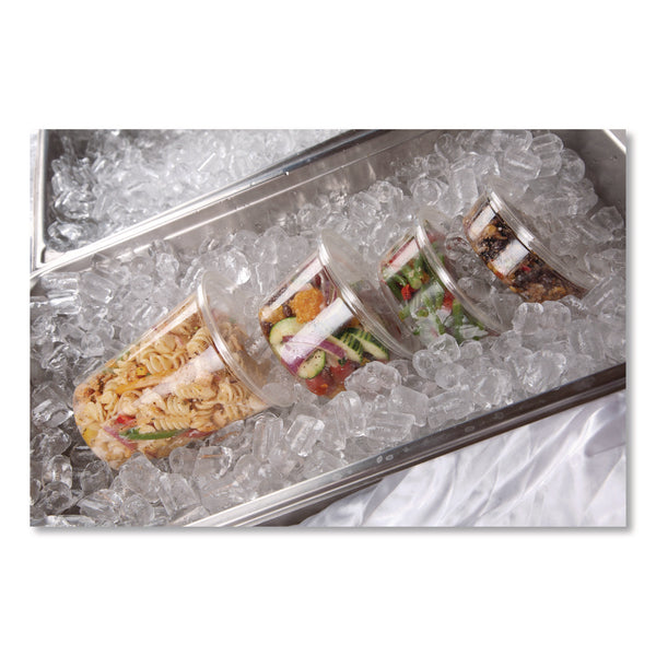 Round Deli Containers, 32 oz, 4.63" Diameter x 5.5" h, Clear, Plastic, 500/Carton (ECOEPRDP32) Case of 500