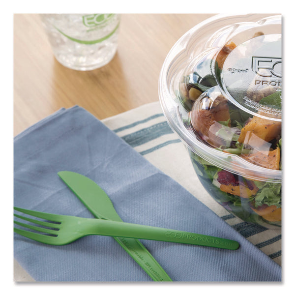 Plantware Compostable Cutlery, Knife, Plastic, Green, 1,000/Carton (ECOEPS011G) Case of 1000