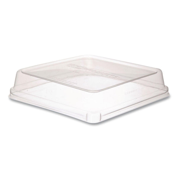 Renewable and Compostable Lids, 7.86 x 7.86 x 1.64, Clear, Plastic, 200/Carton (ECOEPSCS8SLID) Case of 200