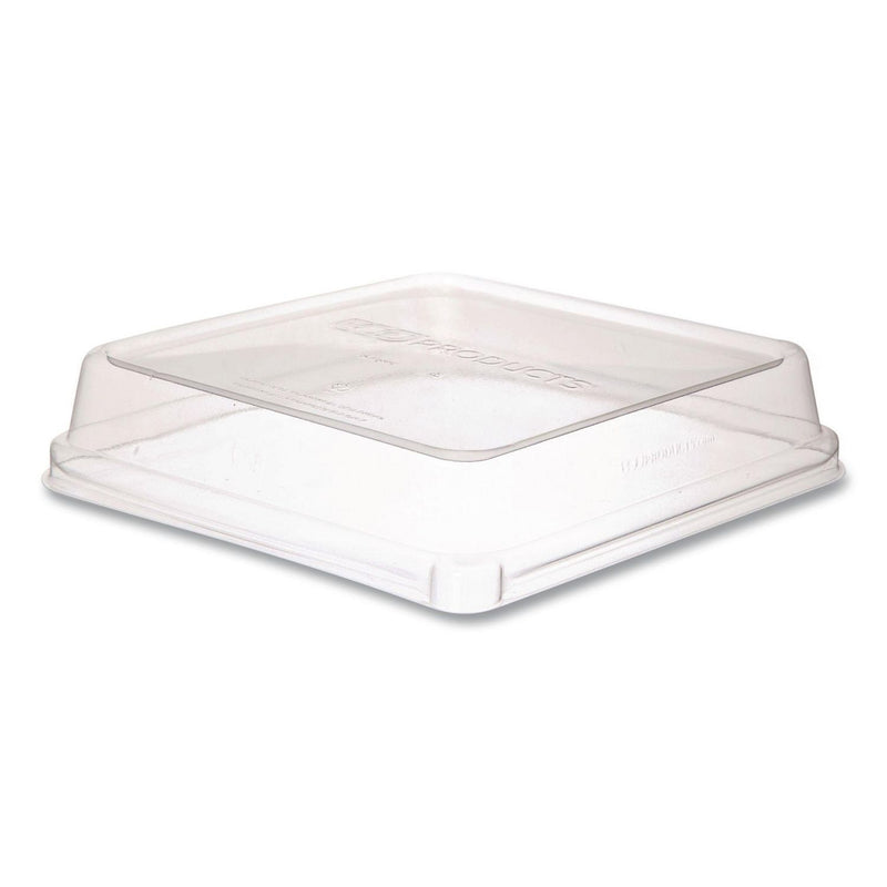 Renewable and Compostable Lids, 7.86 x 7.86 x 1.64, Clear, Plastic, 200/Carton (ECOEPSCS8SLID) Case of 200