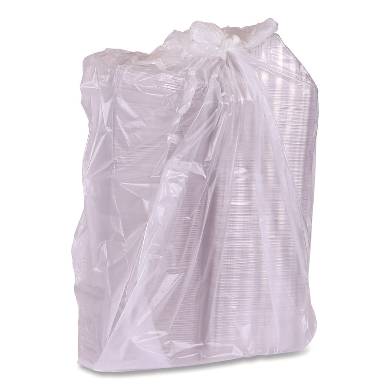 Compostable Takeout Wedge Sandwich Containers, 4.25 x 4.25 x 6.5 x 3, Clear, Plastic, 500/Carton (ECOEPSWH3) Case of 500