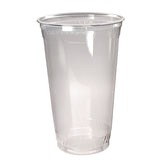 Fabri-Kal Kal-Clear PET Cold Drink Cups, 24 oz, Clear, 25/Sleeve, 24 Sleeves/Carton (FABKC24) Case of 24