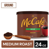 McCafe® Ground Coffee, Premium Roast Decaf, 24 oz Can (GMT079737) Each