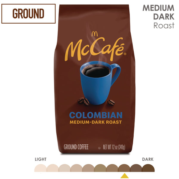 McCafe® Ground Coffee, Colombian, 12 oz Bag (GMT6346EA)