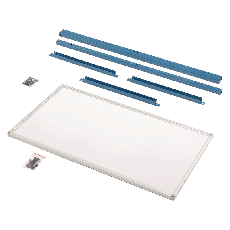 Global Industrial® Workbench Whiteboard Panel Kit, Steel/Aluminum, 48" (GBE319178BL) Each