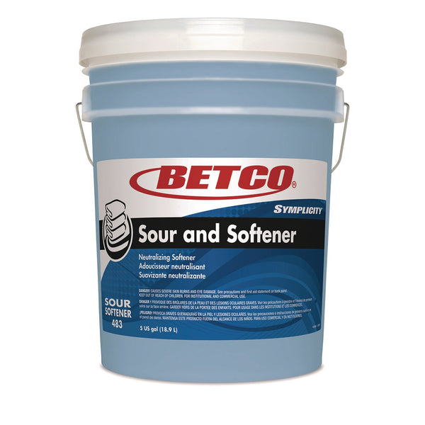 Betco® Symplicity Sour and Softener, Springtime Fresh Scent, 5 gal Pail (BET4837800) Each