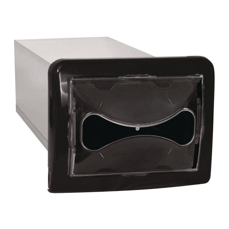 Cascades Tandem In-Counter Interfold Napkins Dispenser, 6.25 x 18 x 6.5, Black (CSDDN200) Each