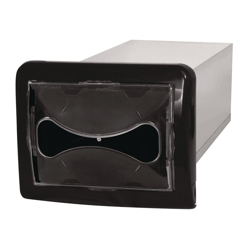 Cascades Tandem In-Counter Interfold Napkins Dispenser, 6.25 x 18 x 6.5, Black (CSDDN200) Each