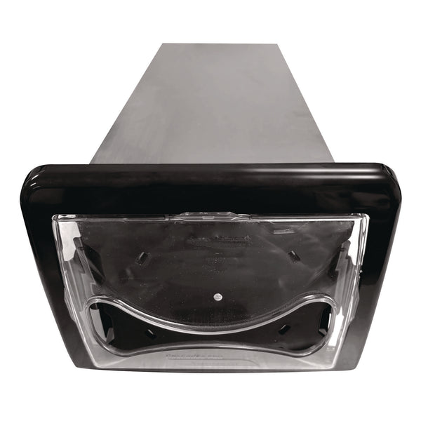 Cascades Tandem In-Counter Interfold Napkins Dispenser, 6.25 x 18 x 6.5, Black (CSDDN200) Each