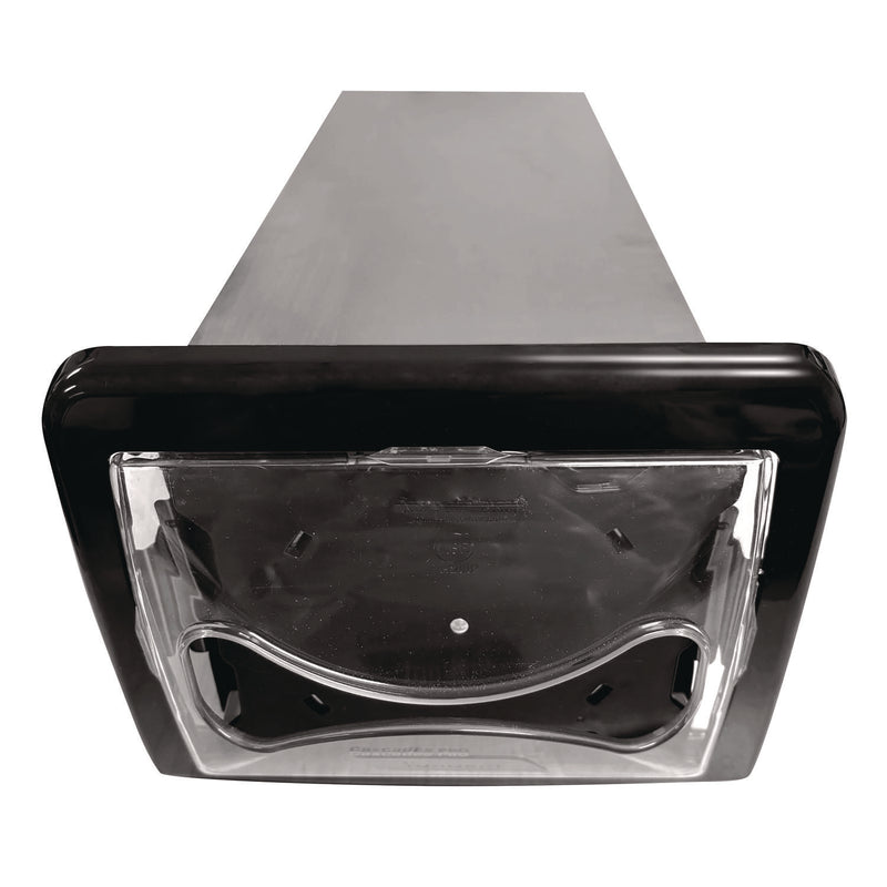 Cascades Tandem In-Counter Interfold Napkins Dispenser, 6.25 x 18 x 6.5, Black (CSDDN200) Each