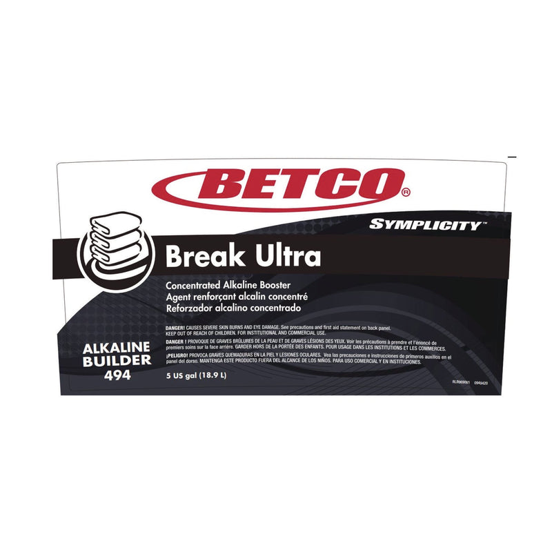 Betco® Symplicity Break Ultra Alkaline Booster, Unscented, 5 gal Pail (BET4947800) Each