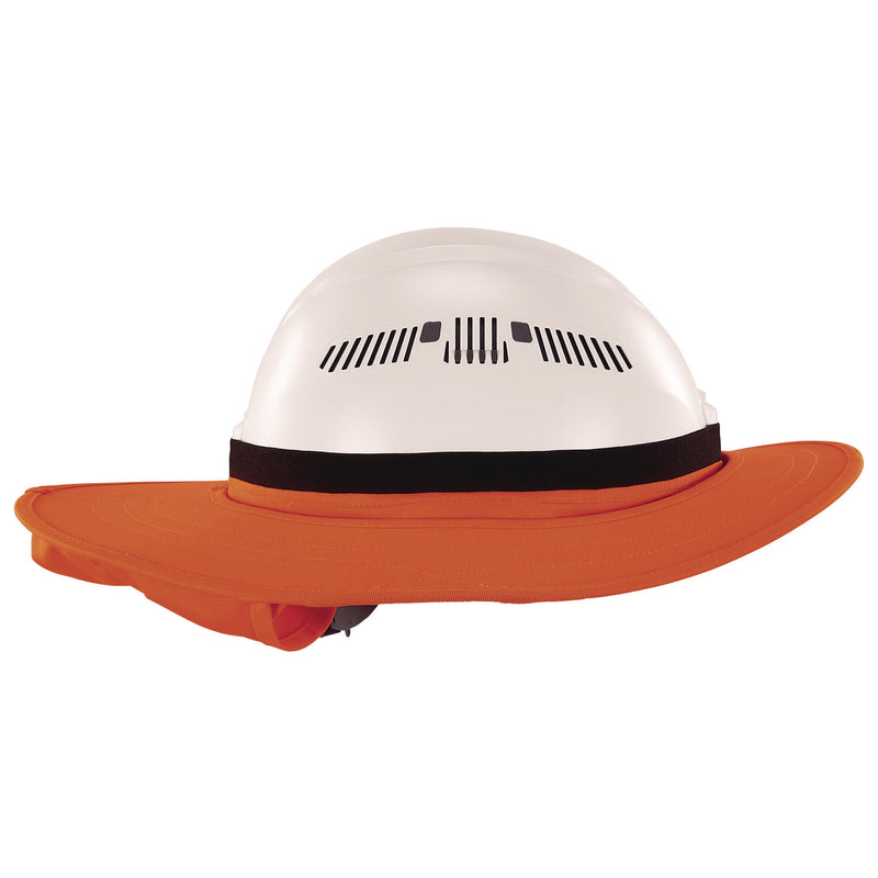 Ergodyne Chill-Its 6661 Universal Hard Hat Brim with Neck Shade, Orange (EGO12722) Each