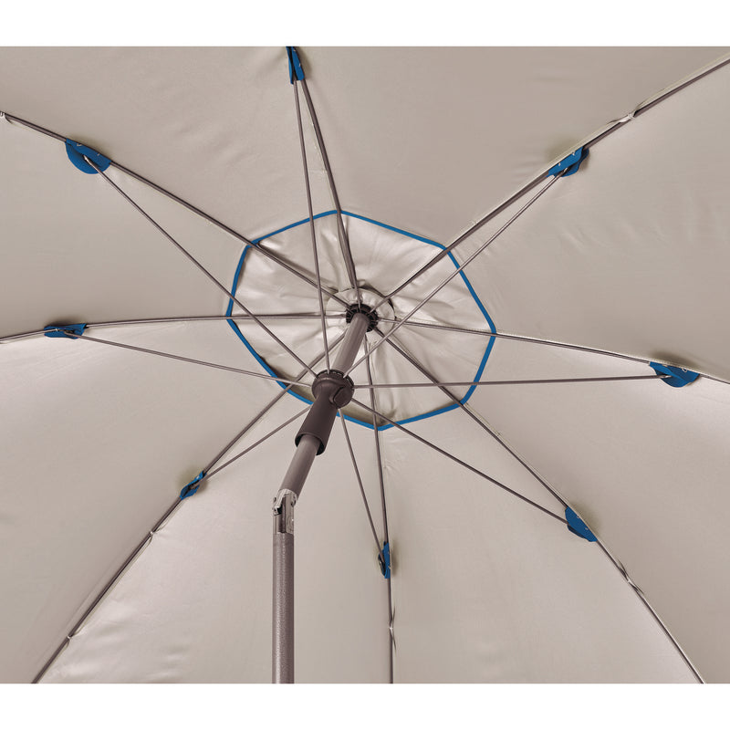 Ergodyne Shax 6100 Lightweight Work Umbrella, 90" Span, 92" Long, Blue Canopy (EGO12964) Each