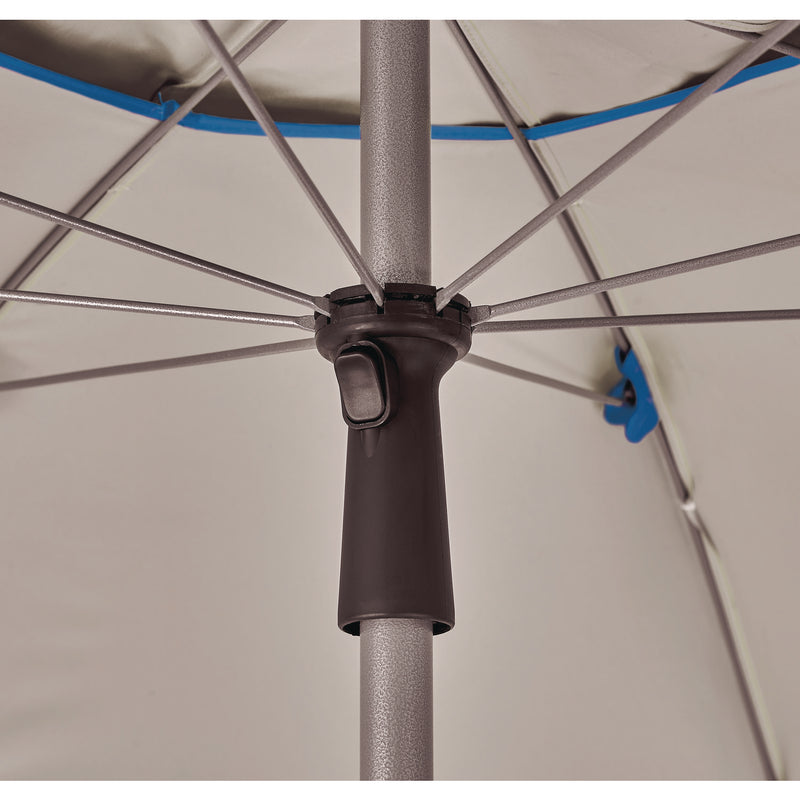 Ergodyne Shax 6100 Lightweight Work Umbrella, 90" Span, 92" Long, Blue Canopy (EGO12964) Each