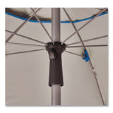 Ergodyne SHAX 6199 Lightweight Work Umbrella and Stand Kit, 90" Span, 92" Long, Blue Canopy (EGO12966) Each