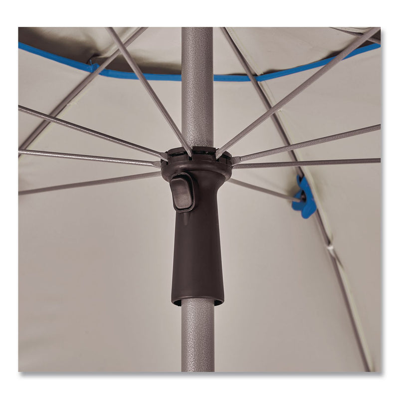 Ergodyne SHAX 6199 Lightweight Work Umbrella and Stand Kit, 90" Span, 92" Long, Blue Canopy (EGO12966) Each