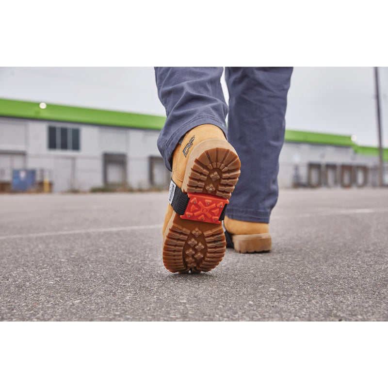 Ergodyne 6317 Orange Ice Cleats Mid-Sole Heeled Boot, One Size Fits Most, Orange, Pair (EGO16321) 1 Pair