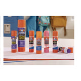 Elmer's® Glitter Glue Sticks, Applies Assorted Colors, 0.21 oz, Dries Clear Glitter, 12/Pack (EPI2197116) Pack of 12