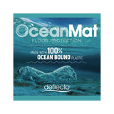 deflecto® Oceanmat Hard Floor Chair Mat, 45 x 53, Lipped, Clear (DEFCM2G232OCB) Each