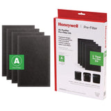 Honeywell Pre-Cut Carbon Pre-Filter, Box of 4 Filters (HWLHRFA100) Each