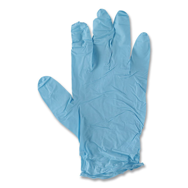 Boardwalk® Disposable Examination Nitrile Gloves, Powder-Free, X-Small, 5 mil Thick, 9.5" Long, Blue, 100/Box, 10 Boxes/Carton (BWK382XSCTA) Case of 1000