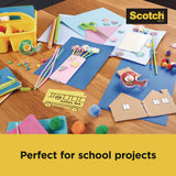 Scotch™ Office Essentials Kit, 7 Pads Assorted Super Sticky Notes, 1 Pack Flags, Roll Magic Tape, Roll Super-Hold Tape, 1 Scissors (MMMSPIPK) 1 KT