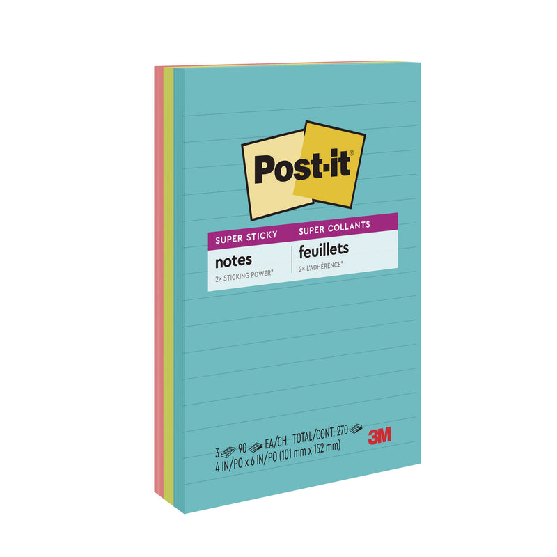 Scotch™ Office Essentials Kit, 7 Pads Assorted Super Sticky Notes, 1 Pack Flags, Roll Magic Tape, Roll Super-Hold Tape, 1 Scissors (MMMSPIPK) 1 KT