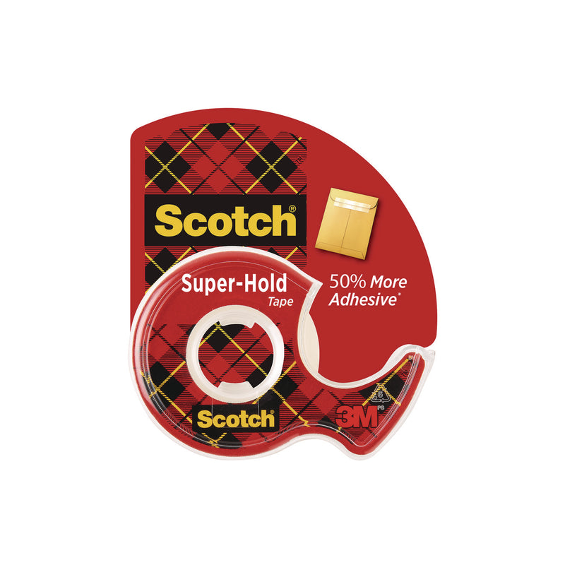 Scotch™ Office Essentials Kit, 7 Pads Assorted Super Sticky Notes, 1 Pack Flags, Roll Magic Tape, Roll Super-Hold Tape, 1 Scissors (MMMSPIPK) 1 KT