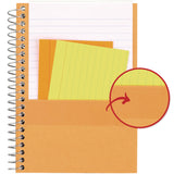 Five Star® Wirebound Notebook, 1-Subject, Medium/College Rule, Randomly Assorted Cover Color (80) 7.5 x 5.5 Sheets (MEA450048) Each