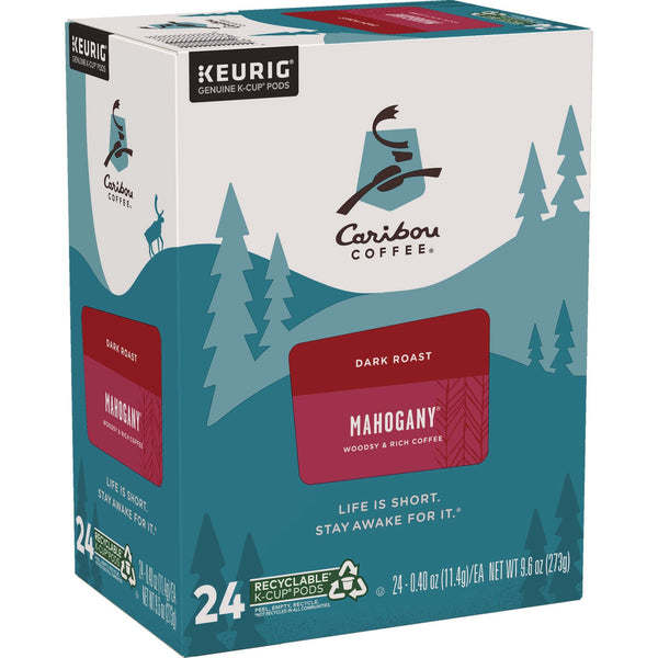 Caribou Coffee® Mahogany Coffee K-Cups, 24/ Box (GMT6990) Box of 24