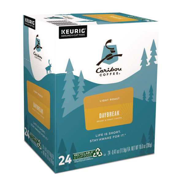 Caribou Coffee® Daybreak Morning Blend Coffee K-Cups, 24/Box (GMT6994) Box of 24